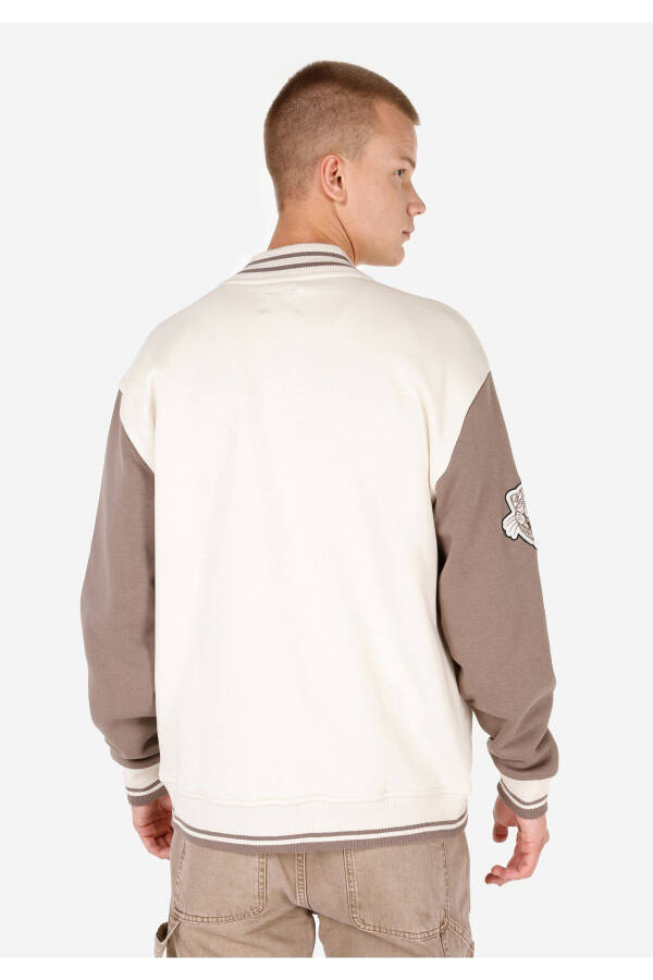 Cream men's jacket - 8