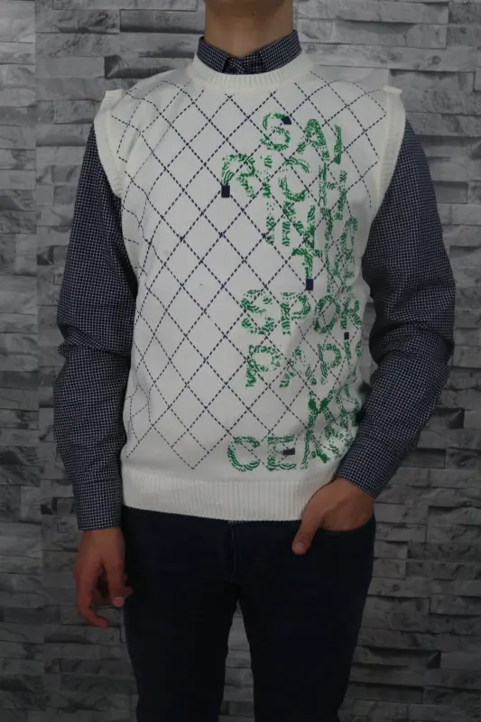 Cream Men's Sweater - cream - 1