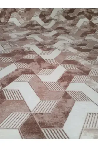 Cream Quality Washable Non-Slip Base Four Seasons Living Room, Bathroom, Balcony, Teen Room Cut Runner-Cream - ASLAN HOME (1)