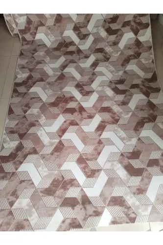 Cream Quality Washable Non-Slip Base Four Seasons Living Room, Bathroom, Balcony, Teen Room Cut Runner-Cream - ASLAN HOME (1)