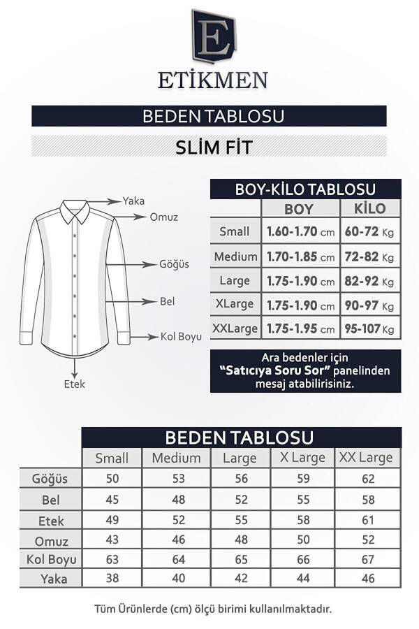 Cream Slim Fit Gift Boxed Men's Shirt - 5