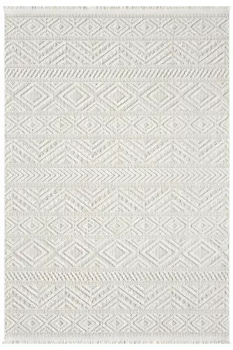 Cream Soft Woven Carpet Rug Living Room Kitchen Hallway Runner Woven Machine Carpet 0018-Cream 20 - 7