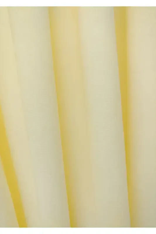 Cream Solid Color Backdrop Curtain, Plain Sewing Without Pleats, Buckram Gathering, Single Panel-Cream - 4