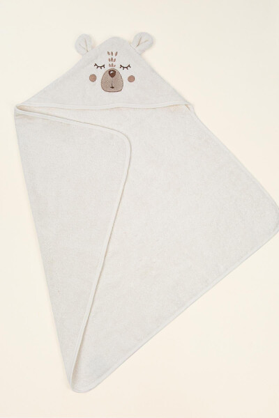 Cream Teddy Swaddle 75x75 - 11