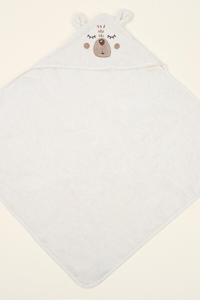 Cream Teddy Swaddle 75x75 - 12