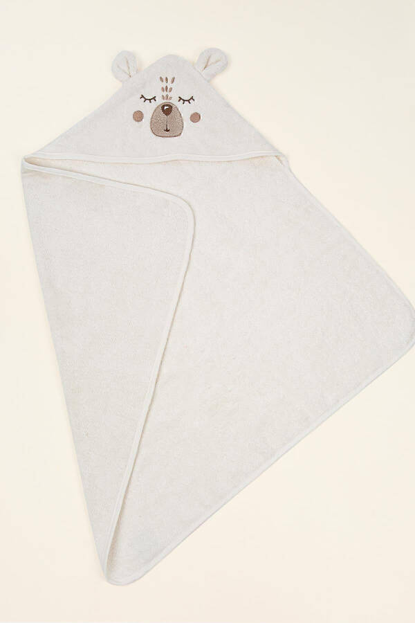 Cream Teddy Swaddle 75x75 - 5