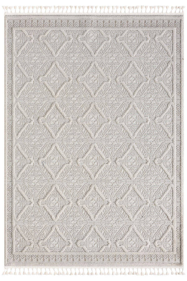 Cream Woven Washable Rug Hallway Living Room Lounge Kitchen Rug - 1