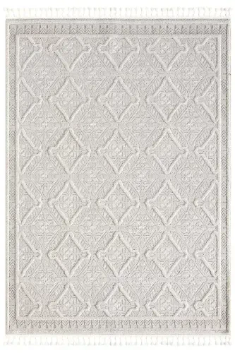 Cream Woven Washable Rug Hallway Living Room Lounge Kitchen Rug - 6