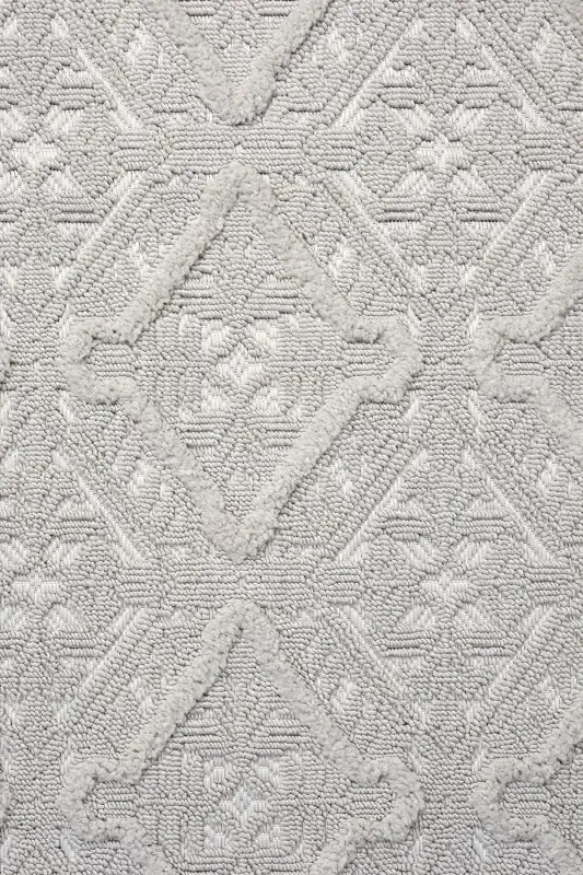 Cream Woven Washable Rug Hallway Living Room Lounge Kitchen Rug - 7