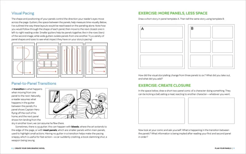 Create Your Own Graphic Novel: A Guide for Kids: Write and Draw Your Own Book (Paperback) - 2