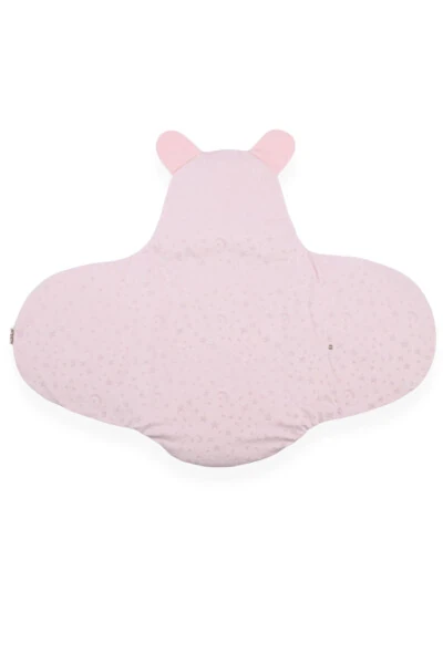 Crescent and Star Pattern Baby Swaddle and Blanket - 3