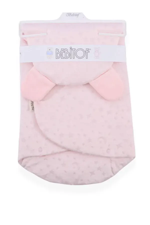 Crescent and Star Pattern Baby Swaddle and Blanket - 4