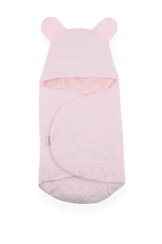 Crescent and Star Pattern Baby Swaddle and Blanket - 1