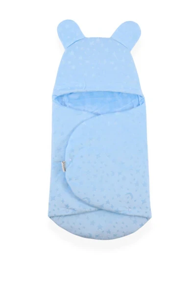 Crescent Moon and Star Pattern Baby Swaddle and Blanket - BEBITOF