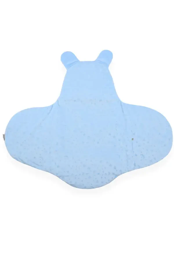 Crescent Moon and Star Pattern Baby Swaddle and Blanket - 3