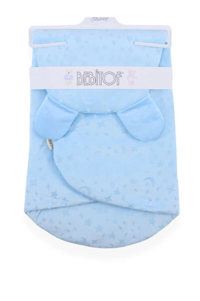 Crescent Moon and Star Pattern Baby Swaddle and Blanket - 4