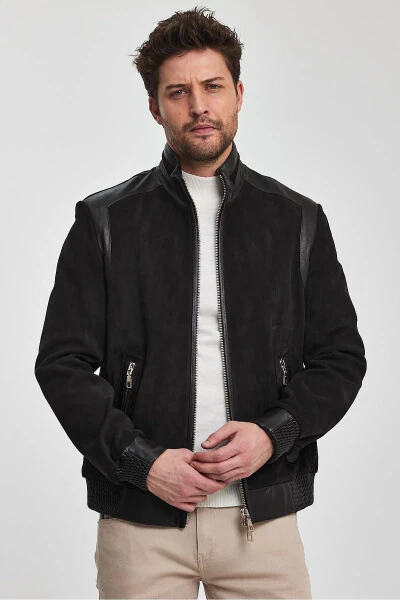 Crespo Brown Leather Jacket - 5