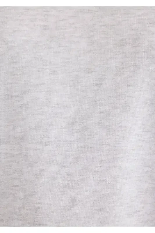 Crew Neck Basic Grey Sweatshirt 1S10087-80196 - 7