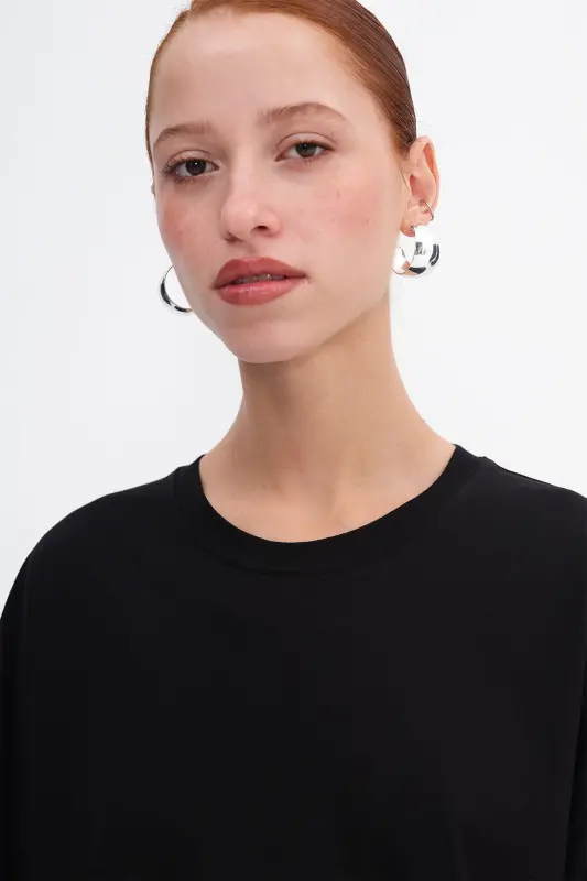 Crew Neck Basic T-Shirt P10111-d7 - 2