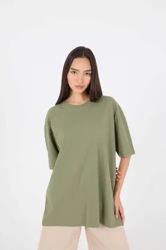Crew Neck Basic T-shirt P10111-d7 