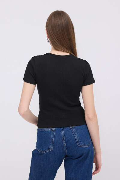Crew Neck Basic T-Shirt P13343-u6 - 5