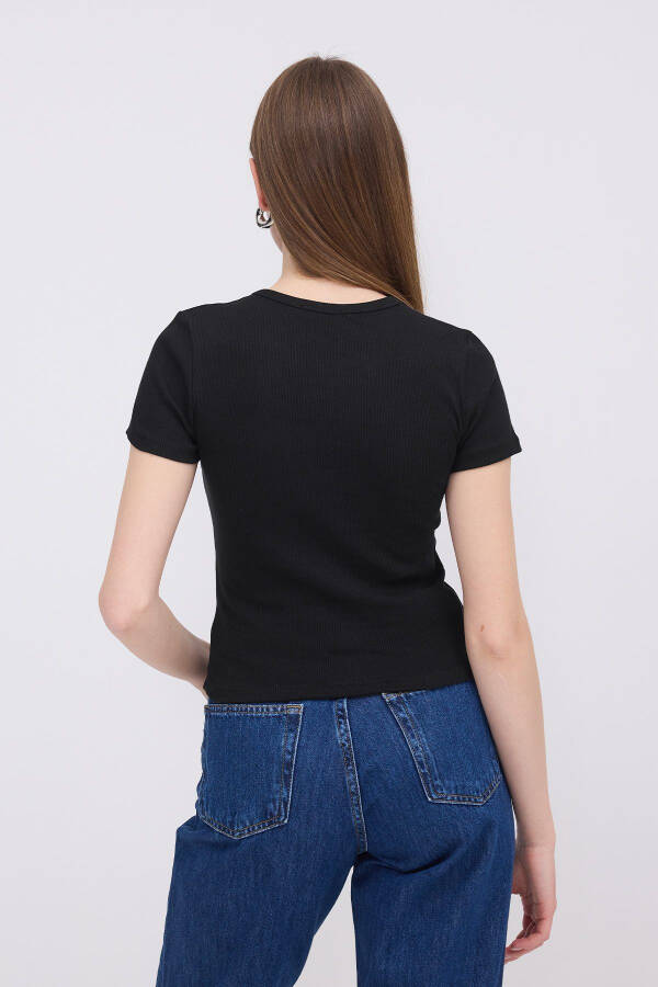 Crew Neck Basic T-Shirt P13343-u6 - 5