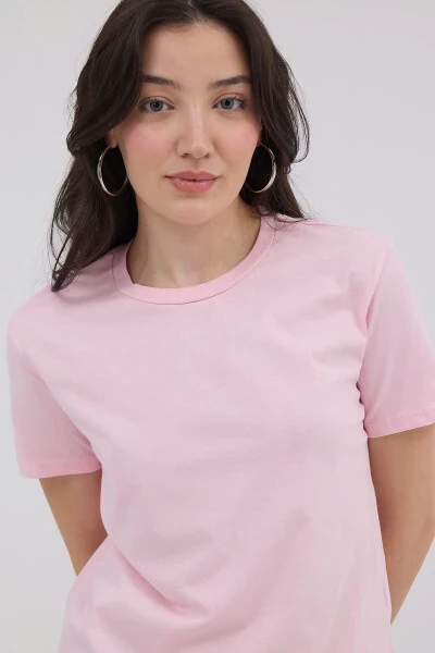 Crew Neck Basic T-shirt P4322 - ADDAX (1)