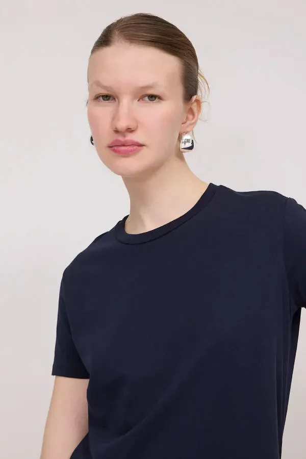 Crew Neck Basic T-shirt P4322 - 3