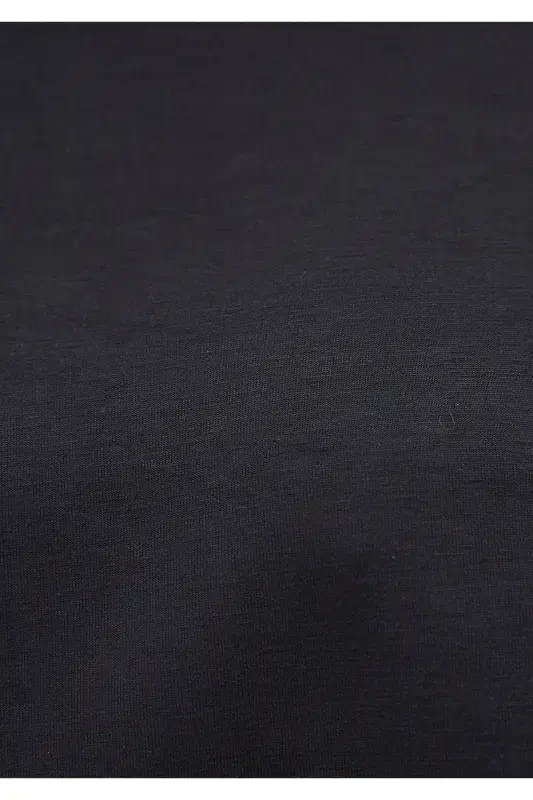 Crew Neck Black Sweatshirt 1s10061-900-Black - 8