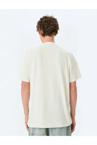 Crew Neck Cotton Regular Fit Short Sleeve Print - 4