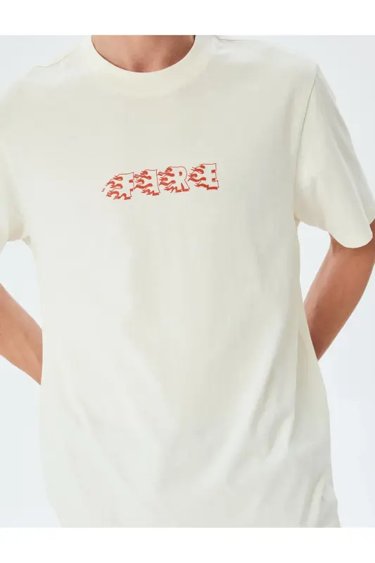 Crew Neck Cotton Regular Fit Short Sleeve Print - 5