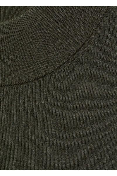 Crew neck knitted dress - 6