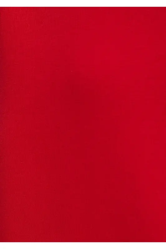 Crew Neck Red Basic Sweatshirt 1610198-80791 - 8