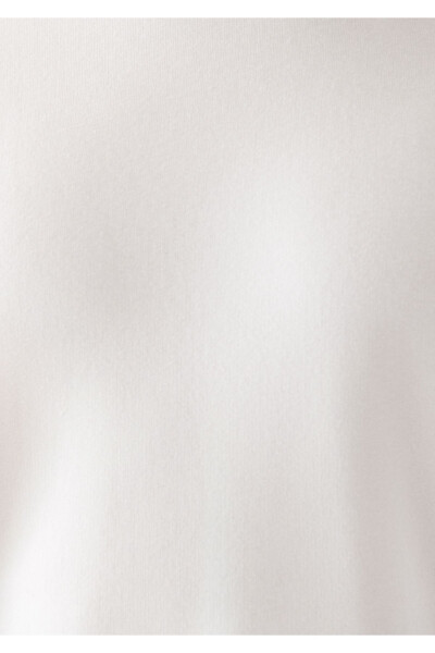 Crew Neck White Sweatshirt 0610965-83043 - 5