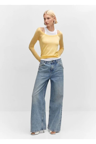 Crew Neck Wool Sweater - MANGO (1)