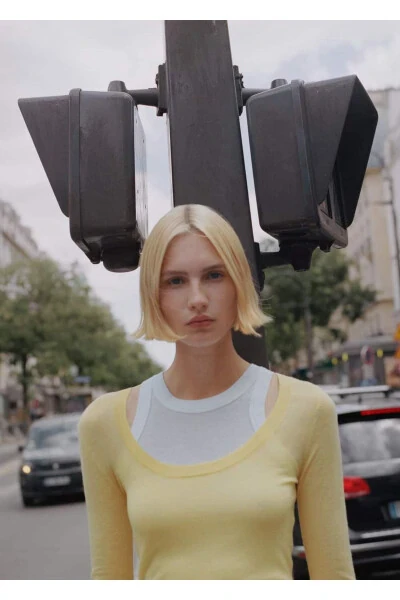 Crew Neck Wool Sweater - 7