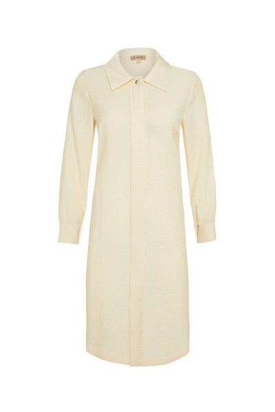 Crinkled Fabric Relaxed Fit Tunic - AKER