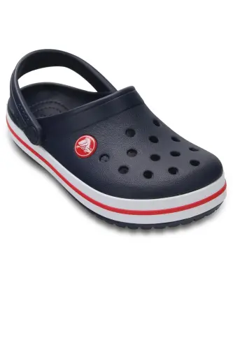 Crocband Clog Baby Slippers 207005-485 Navy/red-Navy blue 
