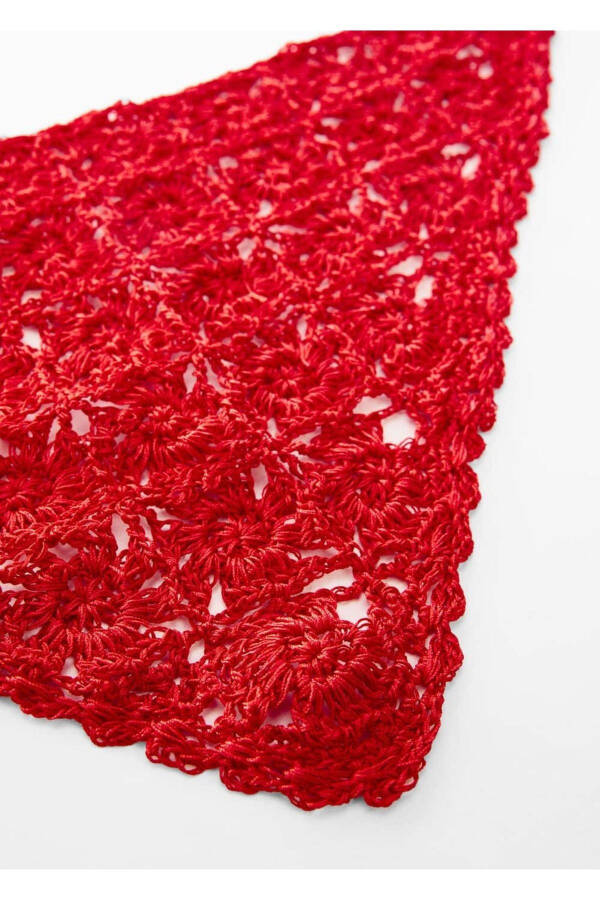 Crochet Knit Scarf - 3