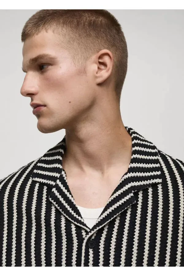 Crochet Knit Shirt - 8