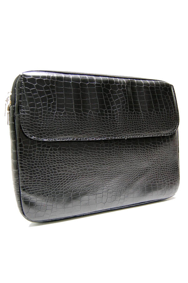 Crocodile Black Unisex Macbook Case Notebook Laptop Bag Compatible with 13-14-15.6 Inches - 5