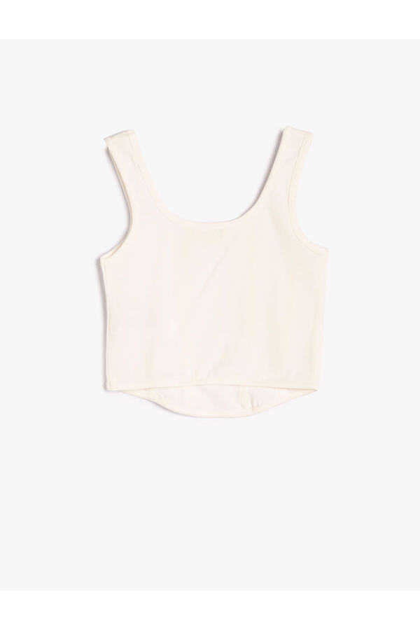 Crop Athlete Ribbed Cotton Tank Top - 5