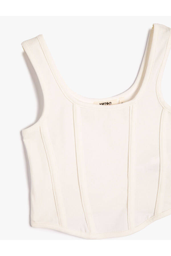 Crop Athlete Ribbed Cotton Tank Top - 3