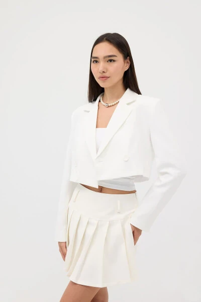 Crop Blazer Ceket C7208-Z14 - ADDAX (1)