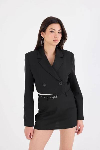 Crop Blazer Jacket C7208-Z14 - 5