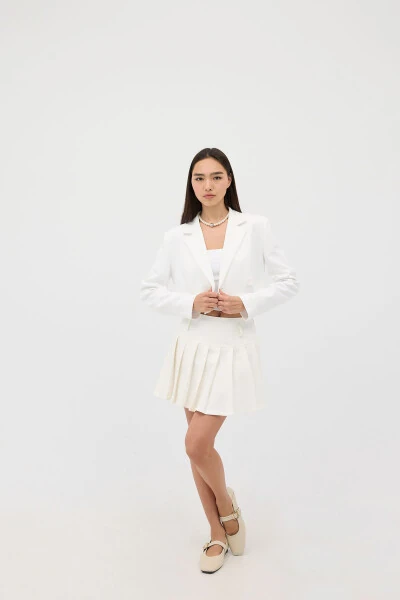 Crop Blazer Jacket C7208-Z14 - 5