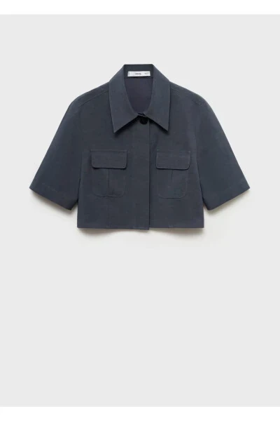 Crop Lyocell Shirt - 3