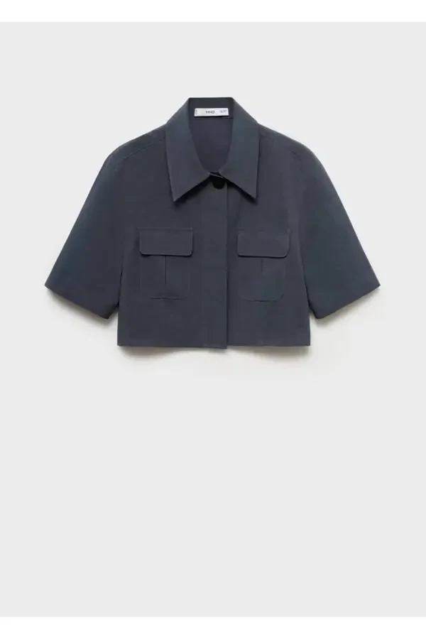 Crop Lyocell Shirt - 3