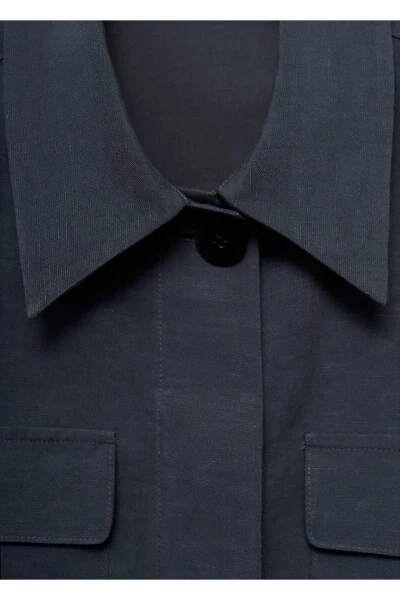 Crop Lyocell Shirt - 7