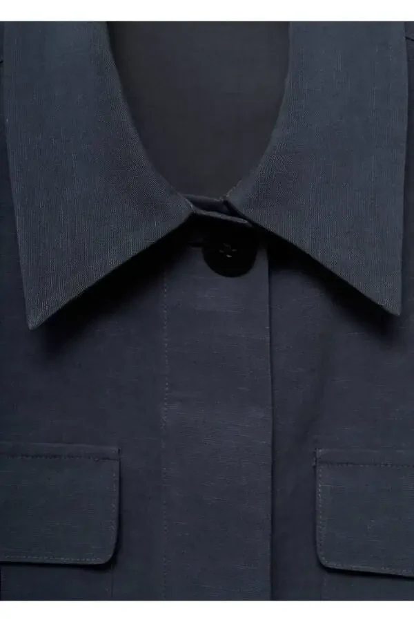 Crop Lyocell Shirt - 7